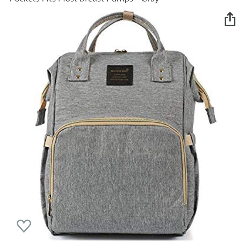 Diaper & pumping backpack